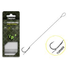 Вързани куки Delphin Braided / 10pcs 8cm/0,14mm/Turner #8