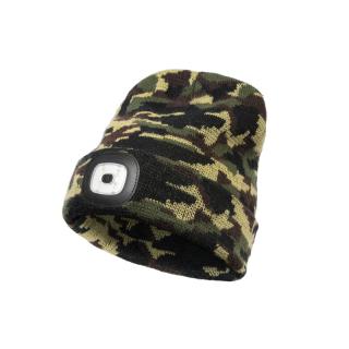 Зимна шапка с лампа Delphin CamouLED