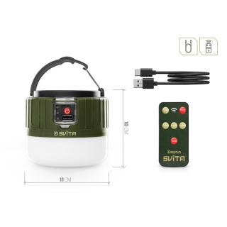 Къмпинг лампа с дистанционно управление Delphin SVITA 4W/3600mAh