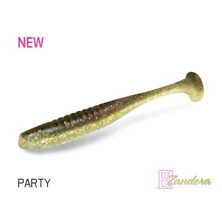 Силиконова примамка Delphin ZANDERA UVs  15cm/PARTY