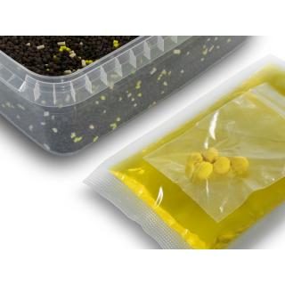 Пелети кутия Delphin Reaxe READY&GO / Царевица-Ананас