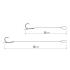 Вързани куки Delphin Braided / 10pcs 8cm/0,14mm/Turner #8