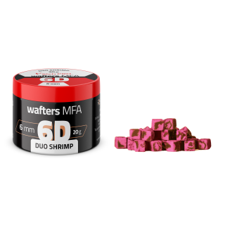 6D WAFTERS MFA ДУО СКАРИДА 6x6mm 20g MatchPro