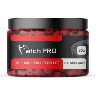 TOP HARD ЧЕРВЕН КРИЛ 14mm DRILLED Pellet MatchPro 80g