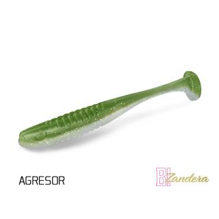 Силиконова примамка Delphin ZANDERA UVs 10cm AGRESOR