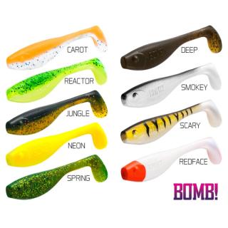 Силиконова примамка BOMB! Fatty 5 бр - 10cm/REDFACE